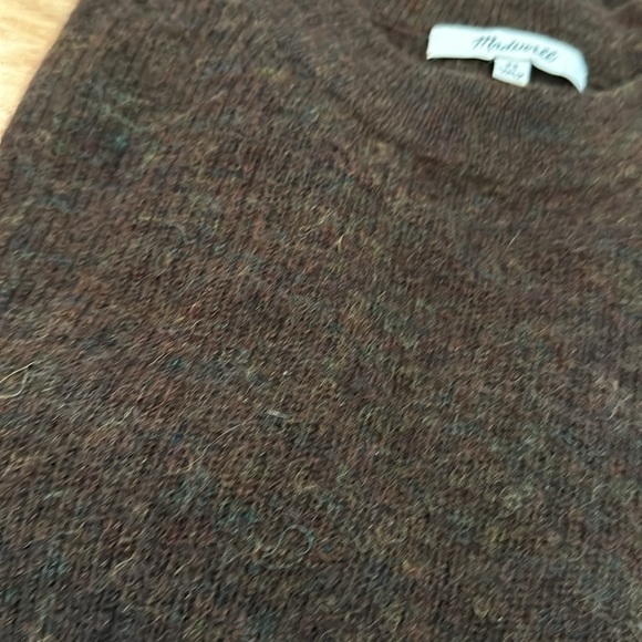Madewell Alpaca Blend Brown Sweater XS - Picture 8 of 8